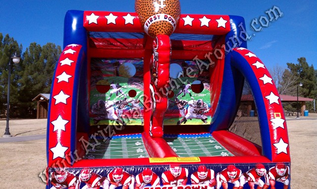 Football toss game rental Denver Colorado, CO